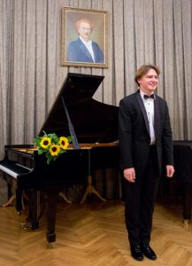 Grzegorz Niemczuk - 1230th Liszt Evening, Music and Literature Club in Wrocław, 22nd Nov 2016, <br>  Photo by Andrzej Solnica.